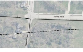 2025 Town Center Sewer Project Map