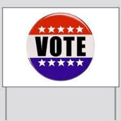 vote yard sign