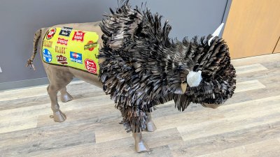 BUFFALO SCULPTURE
