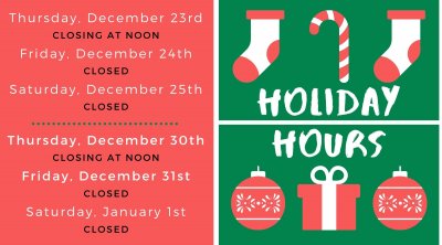 Holiday Hours