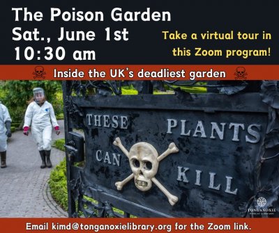 Poison Garden Zoom Event