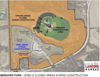 Bernard Park Construction Map