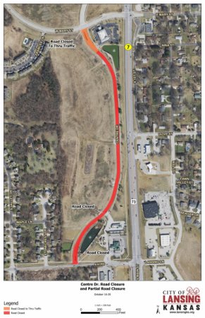 Centre Drive Curb Work