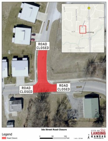 Ida St. Road Closure 2025