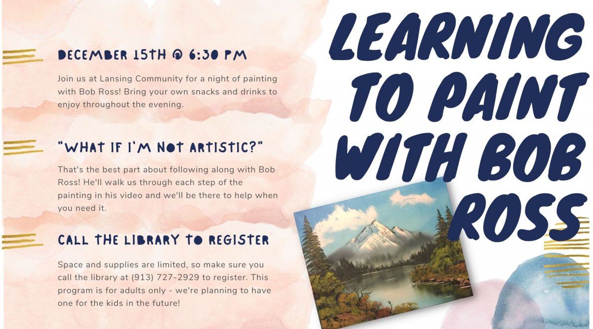 Learning to Paint with Bob Ross Learning to Paint with Bob Ross