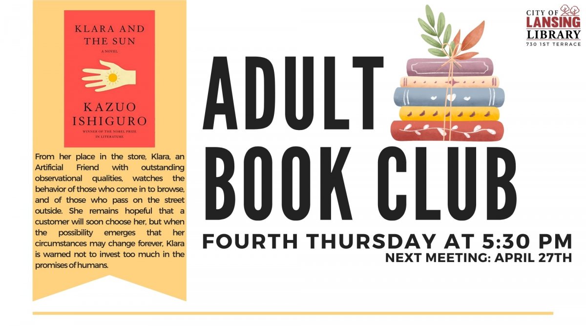 April 2023 Adult Book Club