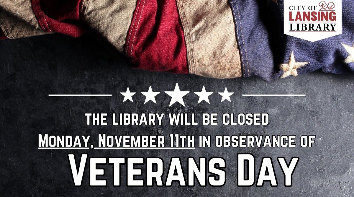 Closed for Veterasn Day