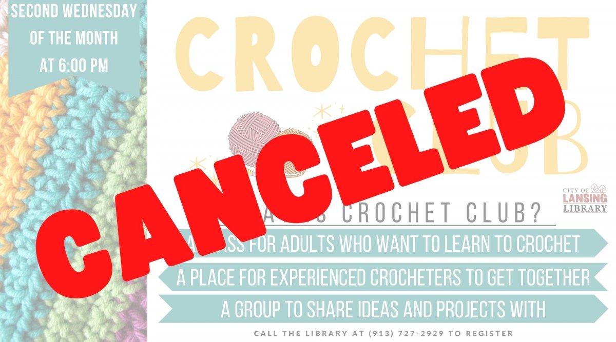 Crochet Club Canceled