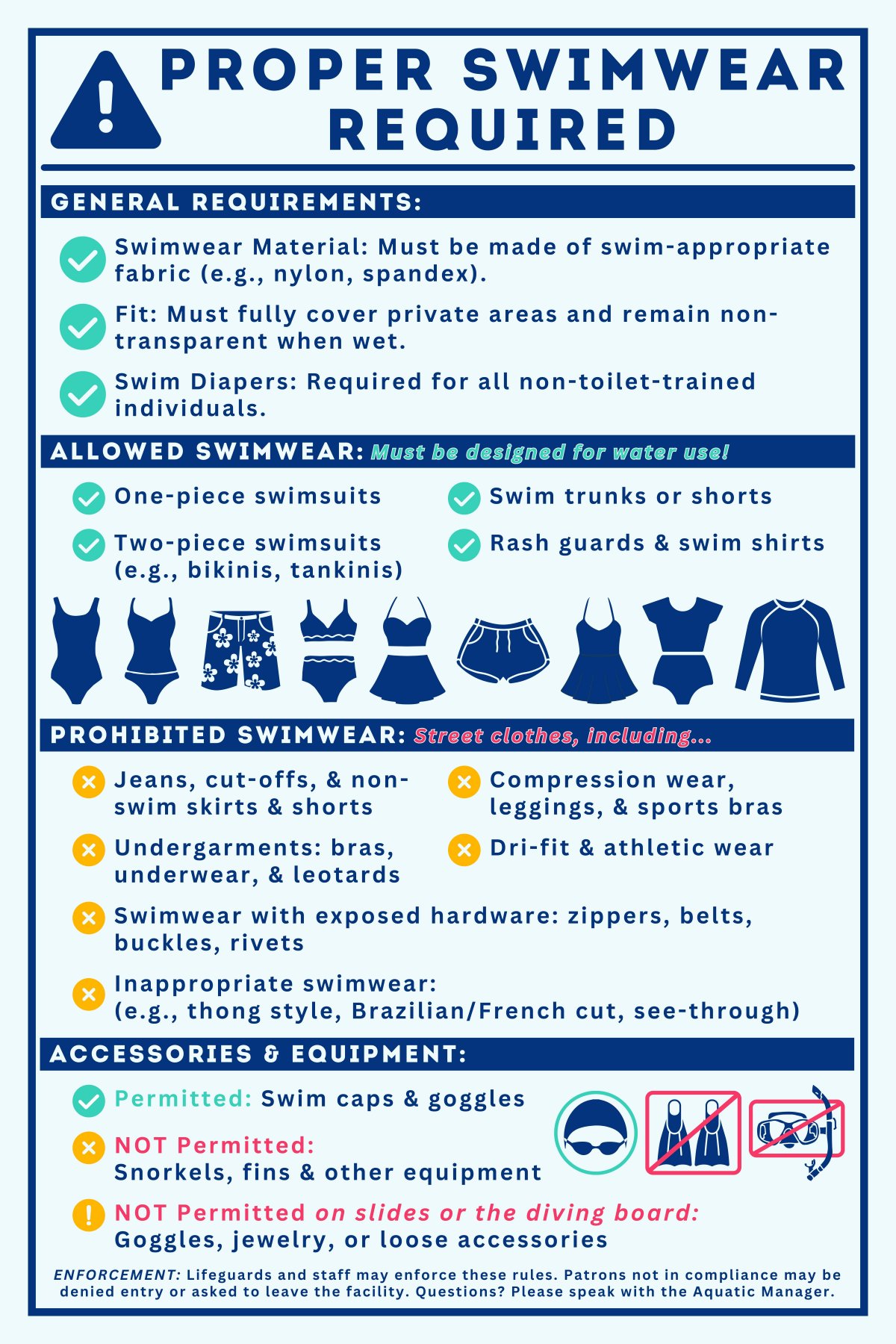 Image of Proper Swimwear RUles