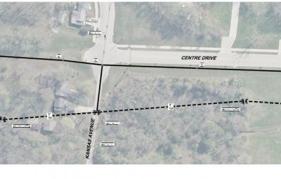 2025 Town Center Sewer Project Map